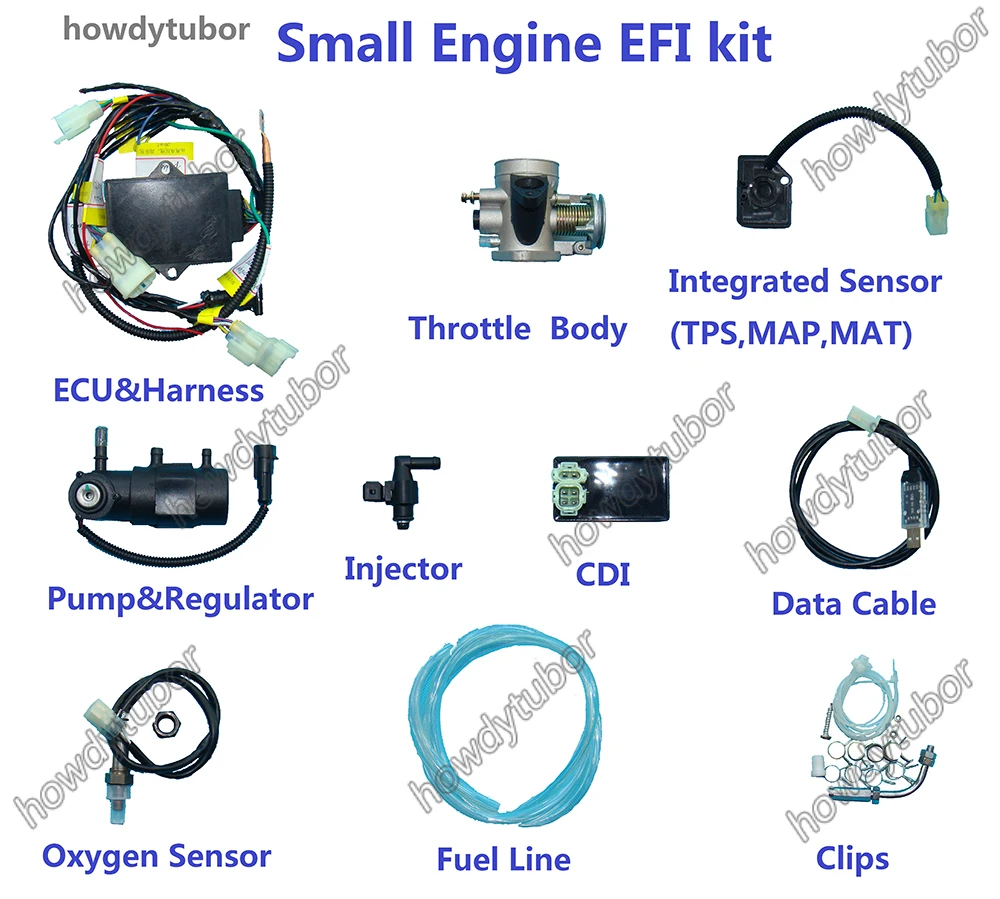 Мотоцикл ATV Скутер, питбайк, багги UAV мопед EFI, маленький двигатель, электронный инжектор топлива, комплект GY6 для микроскопа|inject ink|kit bluetoothkit medical | АлиЭкспресс