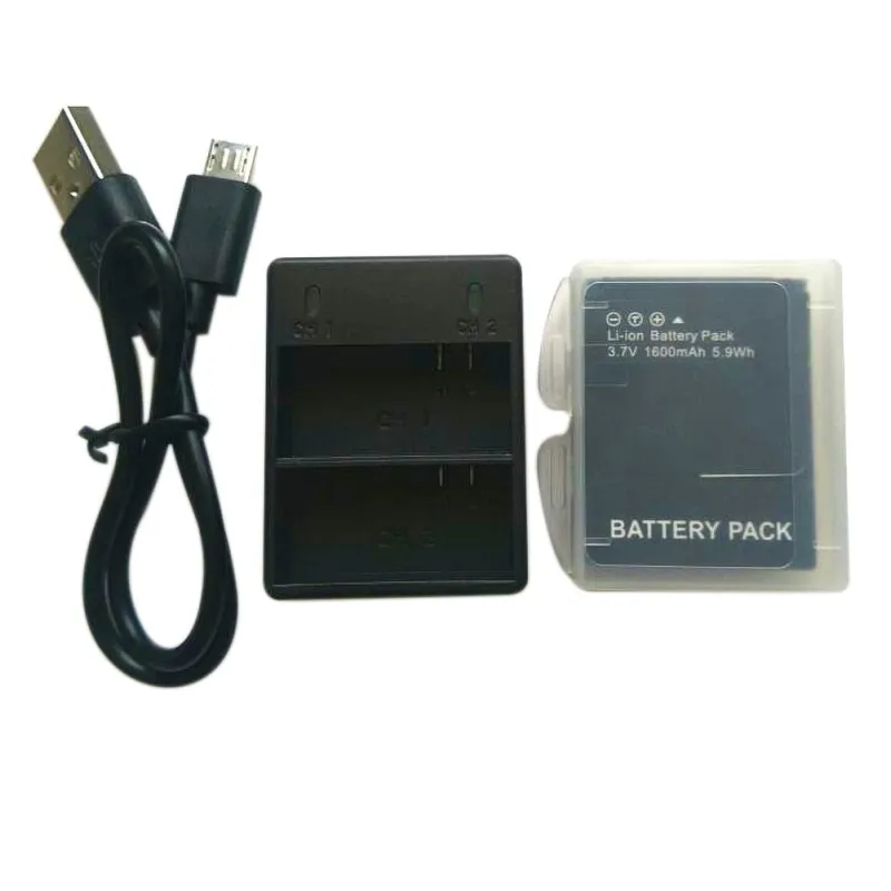 3,7 V для Gopro Hero 3 батарея AHDBT-301 Hero3 батарея USB двойное зарядное устройство чехол батарея для GOPRO 3+ 302 аксессуары для экшн-камеры
