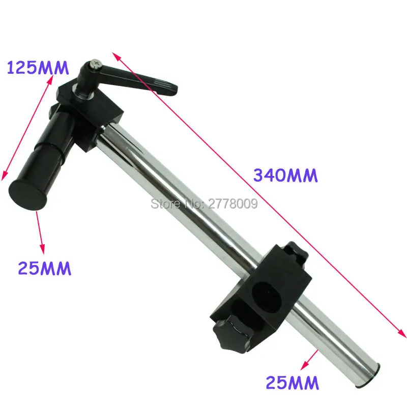 Диаметр диаметром 25 мм сверхмощная функция многоосевая Регулируемая металлическая ручка поддержка для видео промышленности подставка для микроскопа держатель детали