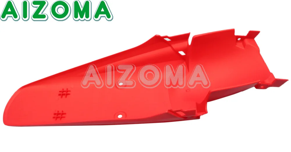 Мотокросс Эндуро красный Брызговики заднего крыла универсальные защитные щитки для Honda CRF CRM XR CR 125/150R/250/250R/450 M/450R/650L
