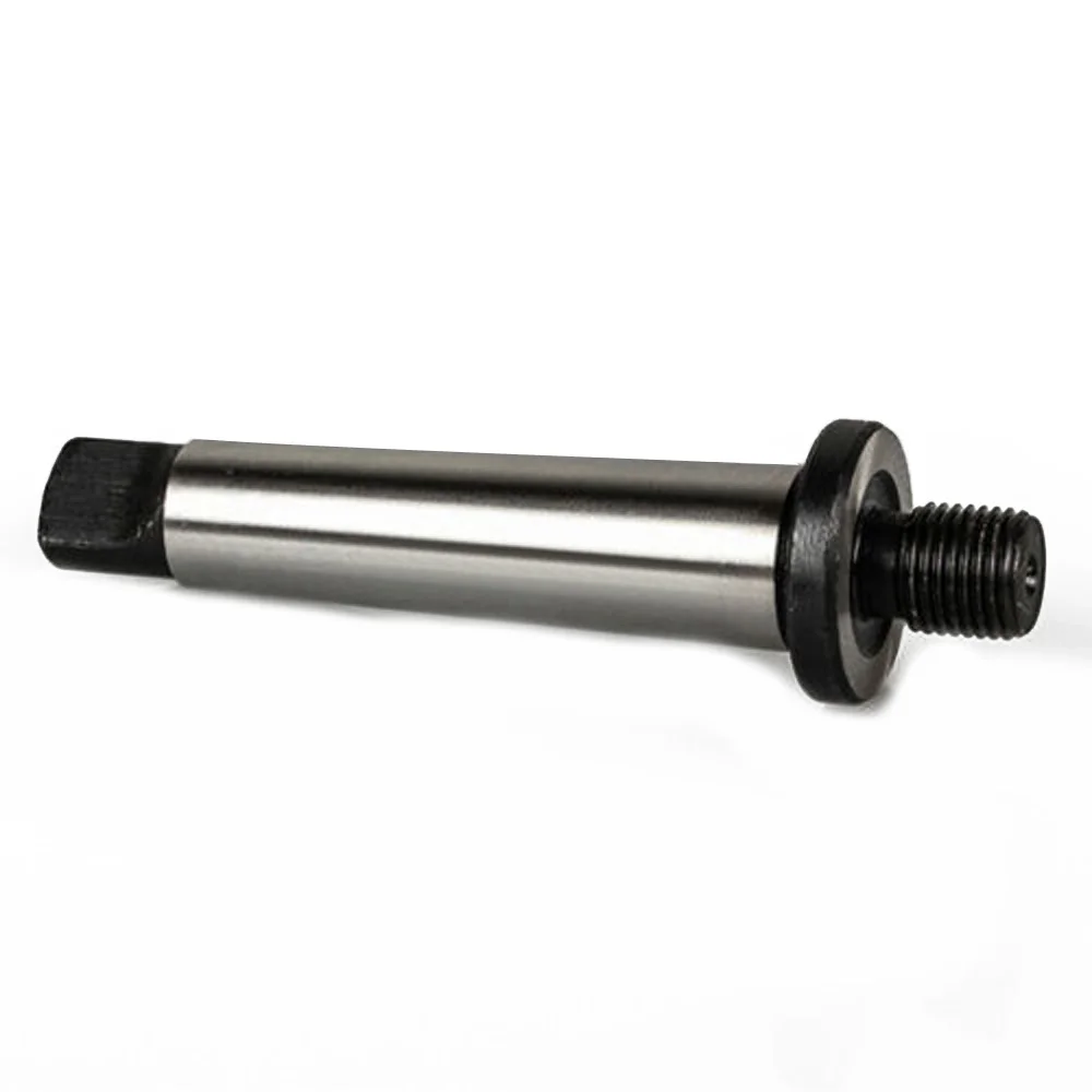 Silver+Black 2MT Shank To 1/2"-20 Threaded Drill Chuck Arbor Hardened Morse Taper Mt2 Adapter tool part accessories