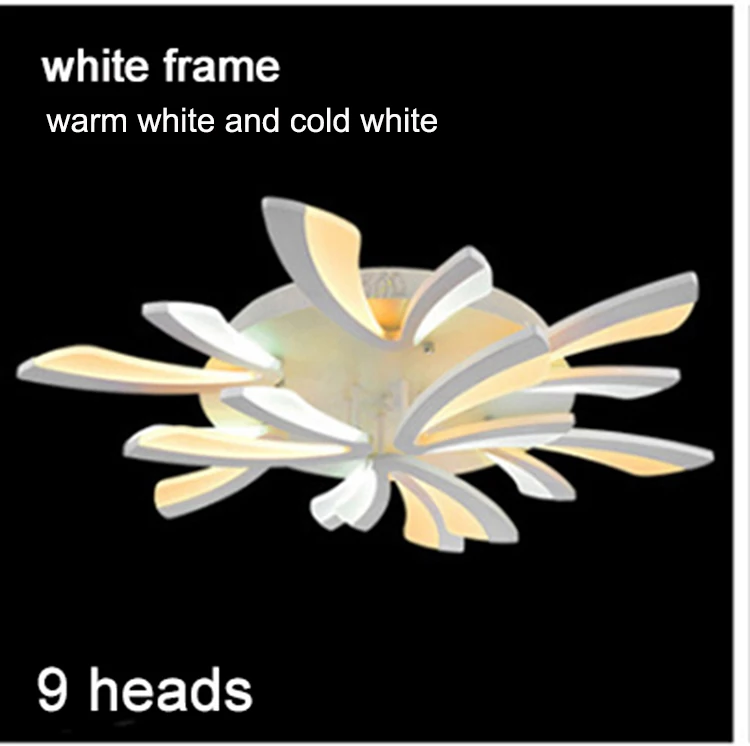 double white 9 heads