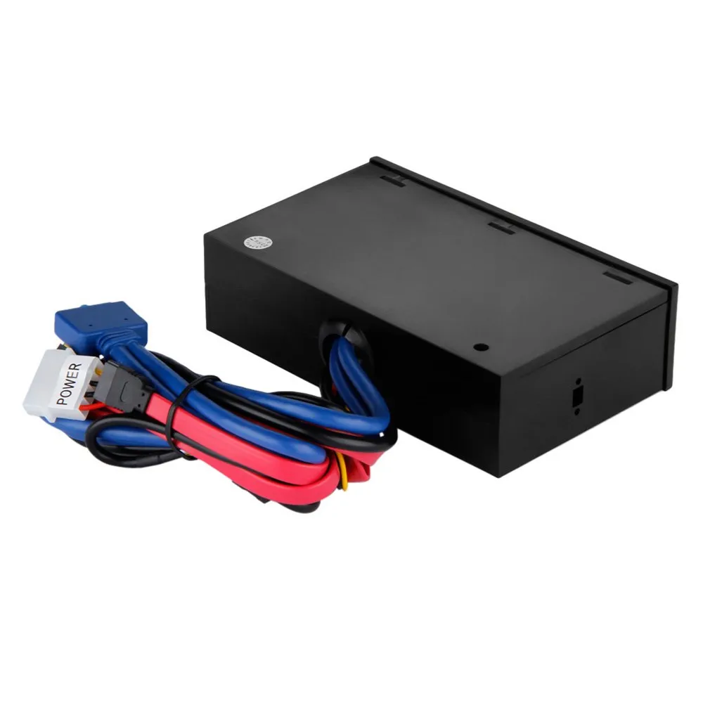 5,25 дюймовый ПК медиа панель аудио с SATA eSATA 2 x USB 3,0 и 6 x USB 2,0 концентратор SD TF MMC M2 CF MS кард-ридер