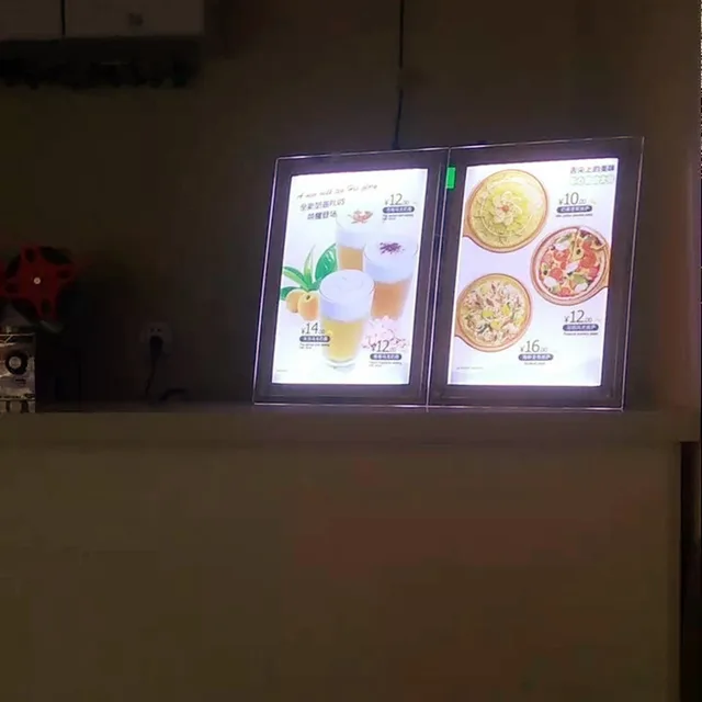 fast food restaurant acrylic