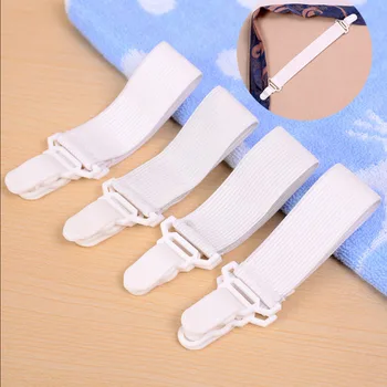 

High Quality 4 x20cm Bed Sheet Mattress Cover Blankets Grippers Clip Holder Fasteners Elastic Set