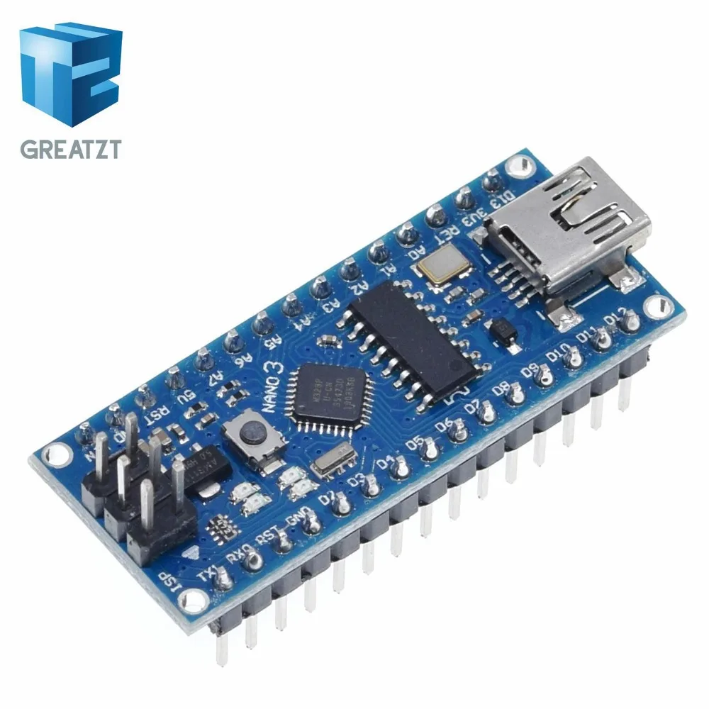 Контроллер GREATZT Nano 3,0 совместим с usb-драйвером arduino nano CH340 с кабелем NANO V3.0