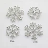 ZMASEY Snowflake Buttons 10Pcs/Lot Handwork Alloy Buttons Rhinestones Sewing Holiday Party Decoration Crystal Accessories ► Photo 1/3