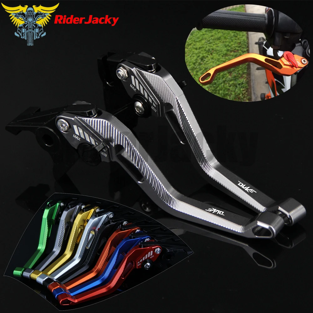 

3D design (Rhombus Hollow) Titanium CNC Motorcycle Adjustable Brake Clutch Lever For KTM 690 Duke R 2014-2017 2015 2016