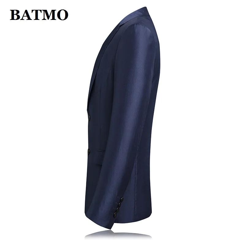 BATMO Новое поступление весенние высококачественные повседневные мужские блейзеры, мужские костюмы, повседневные куртки для мужчин, большие размеры 6810