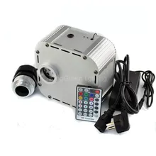1X высокое качество DC12V RGB 32 Вт RGB мерцают волоконно-оптический свет двигатель с 28 ключ RF пульта дистанционного управления