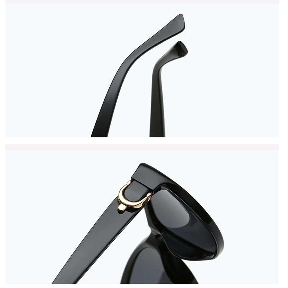 High-end Retro Lady Cats Eye Sun Glasses Polarized Mirror Sunglasses Myopia Minus Lens