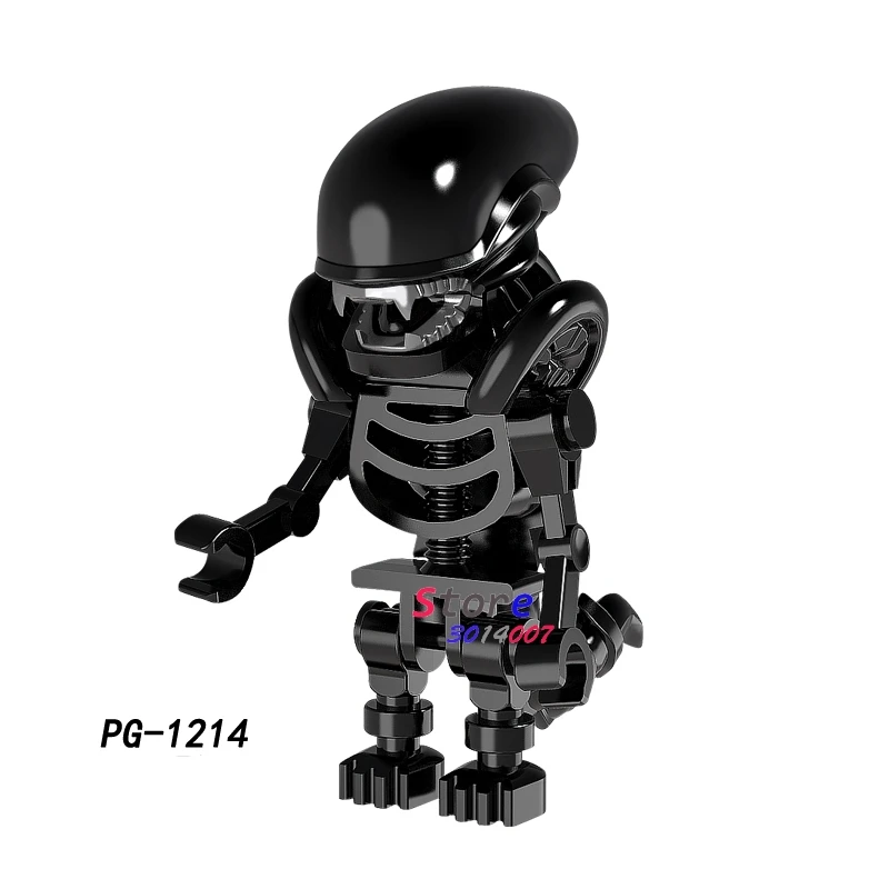 

Single Movie Series Skeleton Skull Alien One-Eyed Cyclops Omino Snake figure building blocks model bricks toys for children