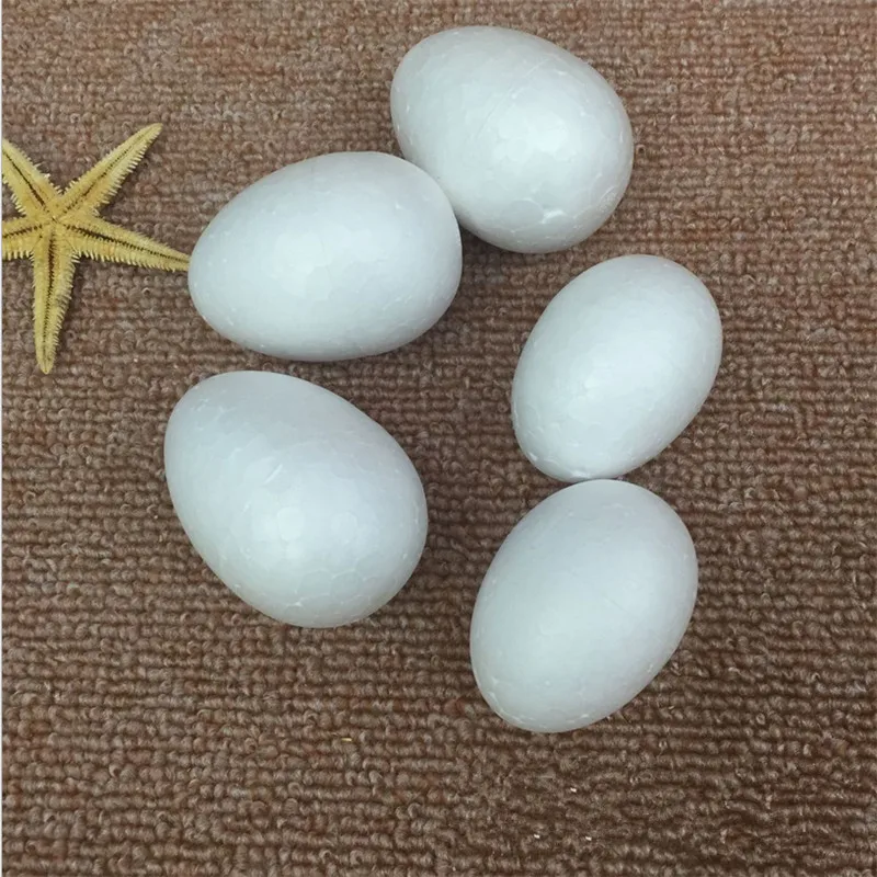 Buy 20Pcs 6CM White Foam Egg Polystyrene Styrofoam