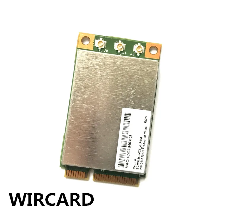 WIRCARD Broadcom BCM94360MC5 BCM94360 1300 Мбит/с 802.11ac беспроводной настольный PCi E wifi адаптер карта с
