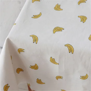 

Cartoon banana cotton Linen cloth sofa cushion door curtain cloth