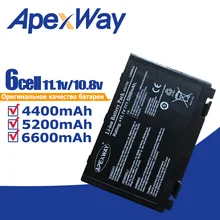 ApexWay – batterie d'ordinateur portable 11.1V, pour Asus a32-f82 a32-f52 a32 f82 F52 k50ij k50 K51 k50ab k40in k50id K40 k50in k60 k61 k70