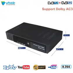 Full HD 1080p DVB-T2 DVB-S2 комбо наземного спутниковый ресивер + USB WI-FI DVB T2 S2 ТВ коробка Поддержка Youtube Cccam Dolby AC3