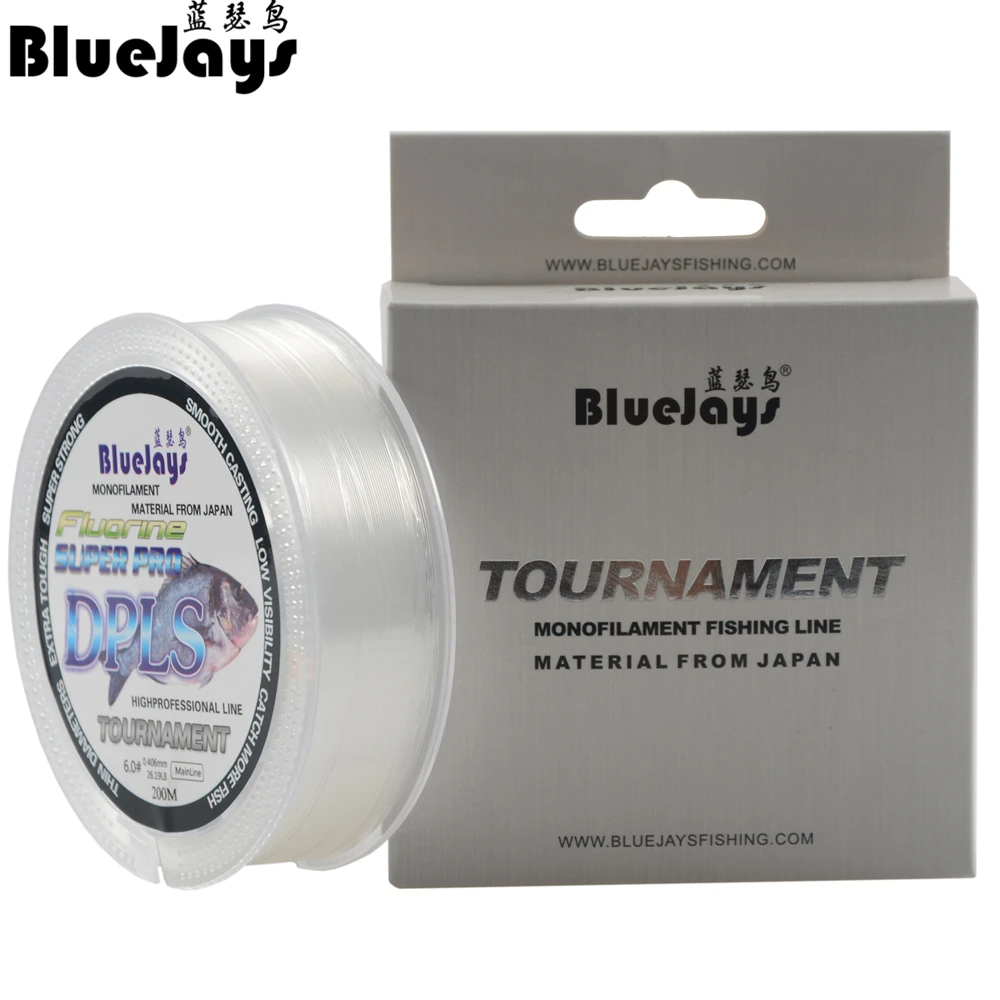 

BlueJays Brand Fishing Line Super Strong Japanese 200M tournament Nylon Fishing Line Monofilament Line Japan Material Fishline