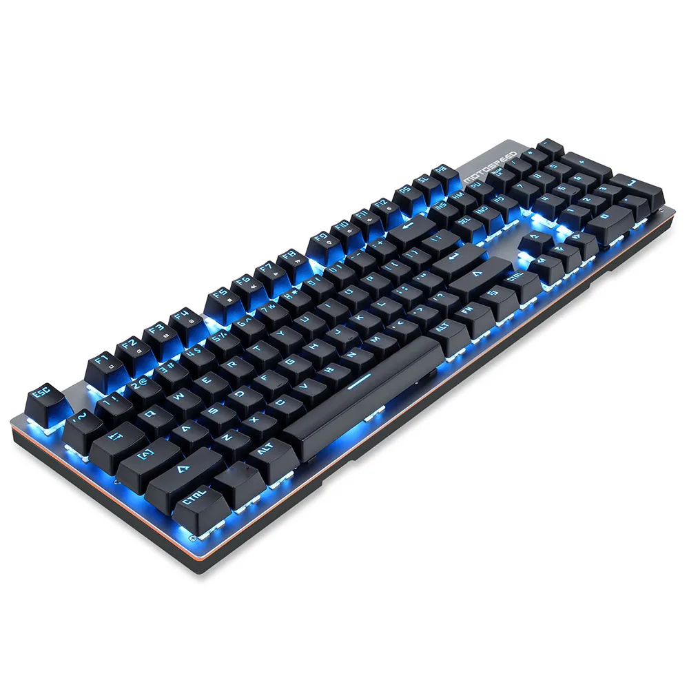 Motospeed GK89 2 4 GHz Беспроводная/USB Проводная Механическая игровая клавиатура 104Key Singer