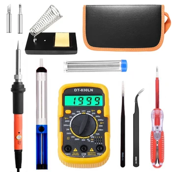 

Electric iron constant temperature soldering iron kit 60W 110V / 220V with multimeter. 5 tips for free shipping