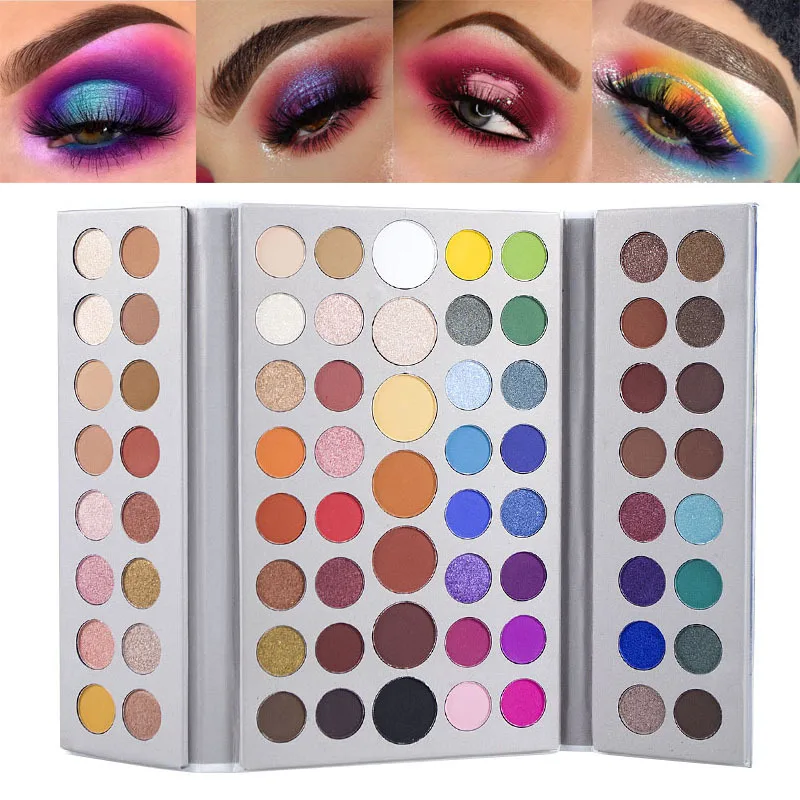 

2019 Upgrade 71/35 Color Matte Eyeshadow Ladies Durable Waterproof Pearlescent Eye Shadow Palette Easy To Apply Blush Makeup