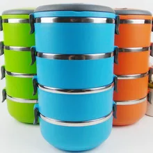 Детский Ланч-бокс из нержавеющей стали термос для еды с контейнерами для студентов fiambrera termica