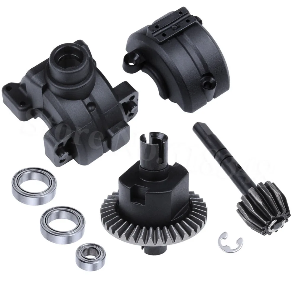 Rear Gear Box Housing Complete Set Drive & Diff Gear For Redcat HSP 1/10 RC Car Parts 03015