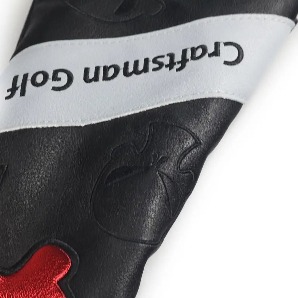 Craftsman Golf Wood Cover Set Red Skull Driver / Fairway Hybrid FW UT головные уборы|Клюшки для гольфа| |