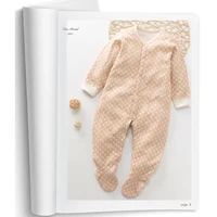 Одежда для новорожденных малышей органический хлопок Footies Lucky Child для маленьких девочек Костюмы не окрашенные безопасный для детей Детский костюм комбинезон bebes