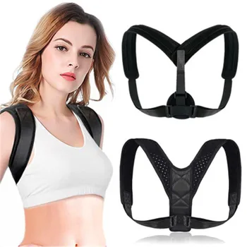 2019Back ajustable Posture Corrector Adult Children Back Support Belt   Brace Shoulder Correct   support  upper back support