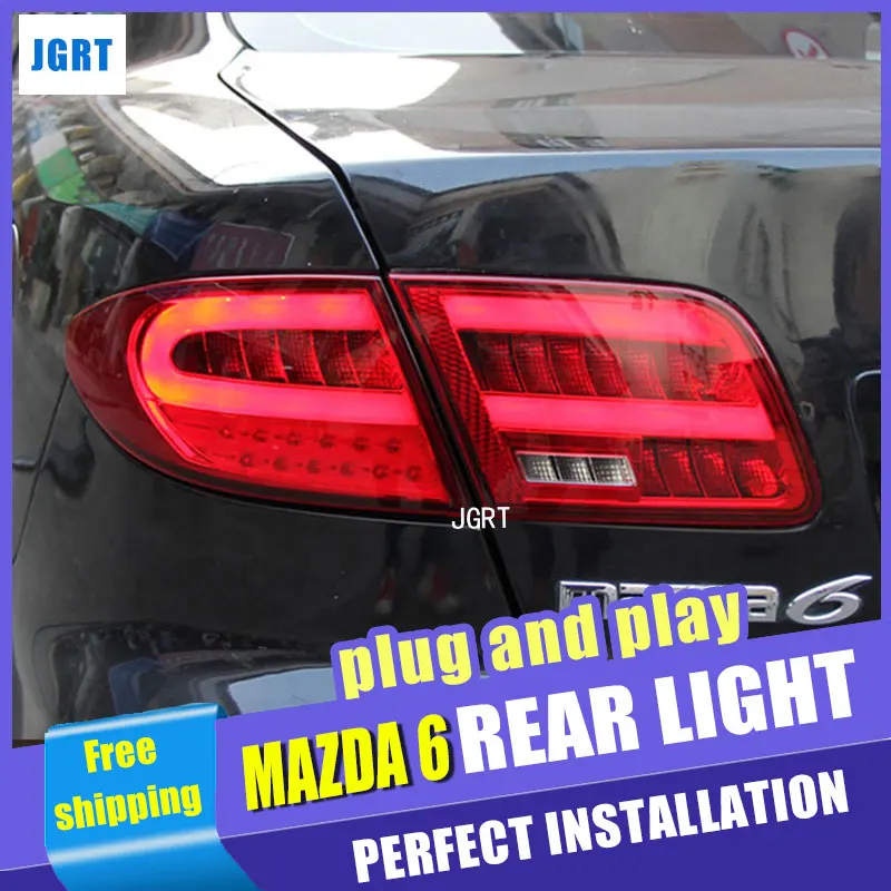 Car Styling for Mazda 6 LED Taillights 2005 2013 for Mazda6 Tail Light