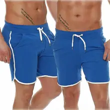 Новые мужские шорты для фитнеса бодибилдинга мужские летние спортивные залы тренировка Мужская дышащая сетка быстросохнущая Спортивная одежда для бега пляжные шорты