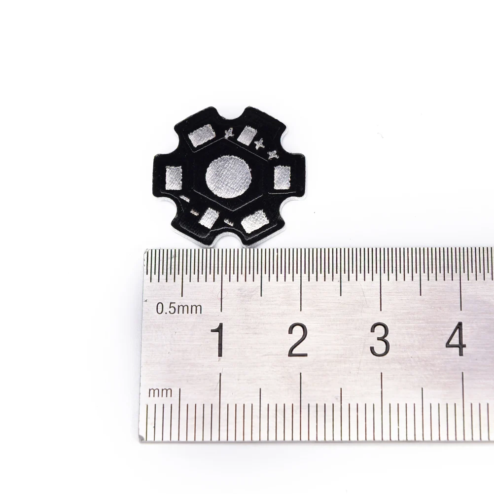 20 шт./лот, 1 Вт, 3 Вт, 5 Вт, Светодиодный радиатор, алюминиевая Базовая пластина, печатная плата, подложка, 20 мм, Звездный комплект, сделай сам, Охлаждающий радиатор