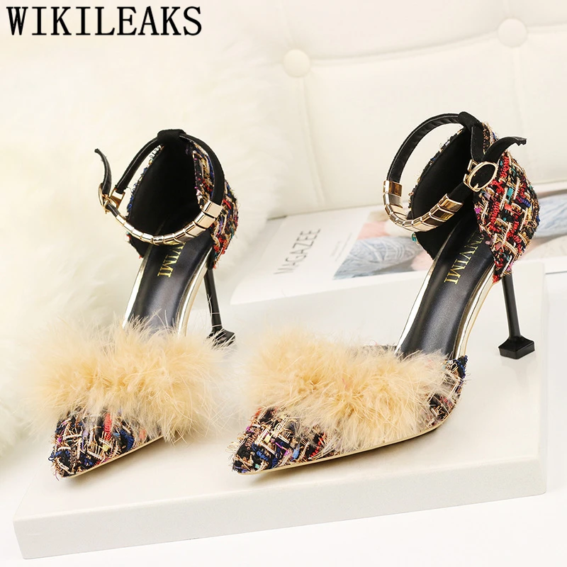 

wedding shoes bride high heels sandals women mary jane shoes black heels pumps women shoes fetish high heels fur talon femme