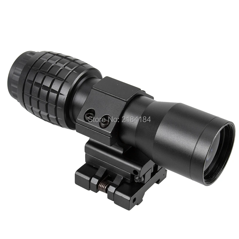 FIRE WOLF Red Dot Sight Scope 5x Лупа быстрый флип-прицел флип для бокового крепления подходит для 20 мм Вивера крепление красная точка