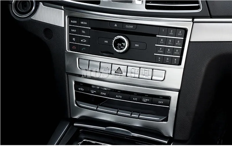 Для Benz E Class Coupe W207 C207 внутренняя центральная консоль CD панель крышка- 2 шт