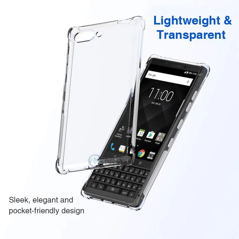 TPU Silicone Shockproof Case sFor Blackberry Key2 LE Ultra thin