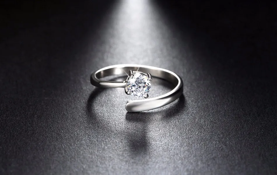 gold necklace design Effie Queen New Arrived Trendy Lover's Ring Genuine 925 Silver Adjustable Finger Rings For Women And Men BR22 anklet