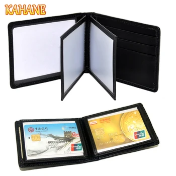 

KAHANE Genuine Leather Car Driver License Holder Credit Card Bag For Audi A3 A4 A5 A6 Q3 BMW E46 E60 E90 F10 E64 E91 E39 F20 F30