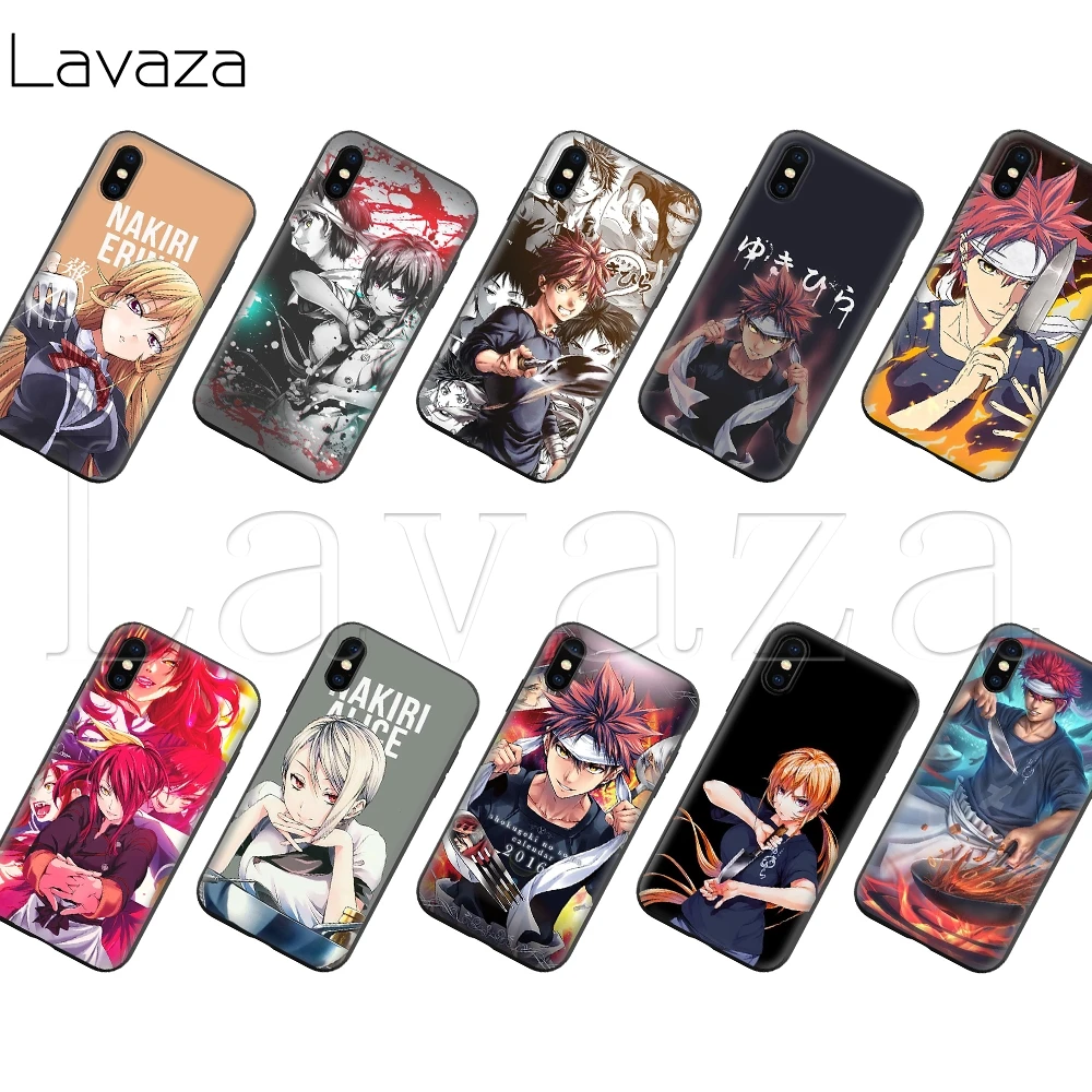 

Lavaza Food Wars Silicone Soft Case for iPhone 11 Pro XS Max XR X 8 7 6 6S Plus 5 5S SE
