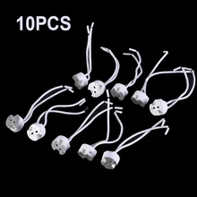 10 шт. разъем галогенная лампа базовый держатель с проводом установка розетка светодиодный свет GU5.3 G4 MR11 MR16 15 см