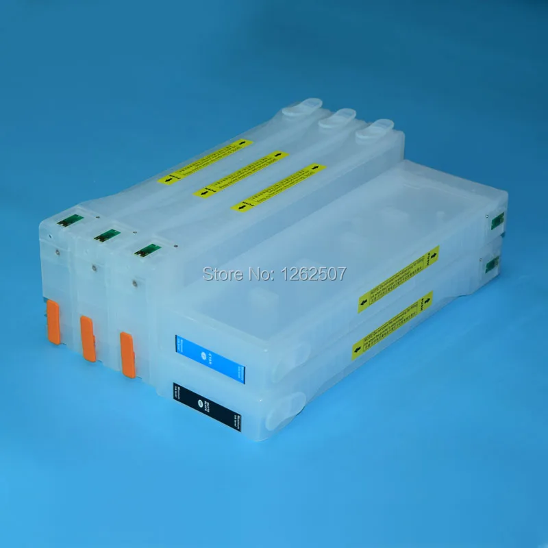 700ml Printer Refill ink cartridges For Epson Stylus pro 9700 7700 7710 9710 T5961-T5964 T5968 ink cartridge With chip resertter epson stylus photo r800 printer ink