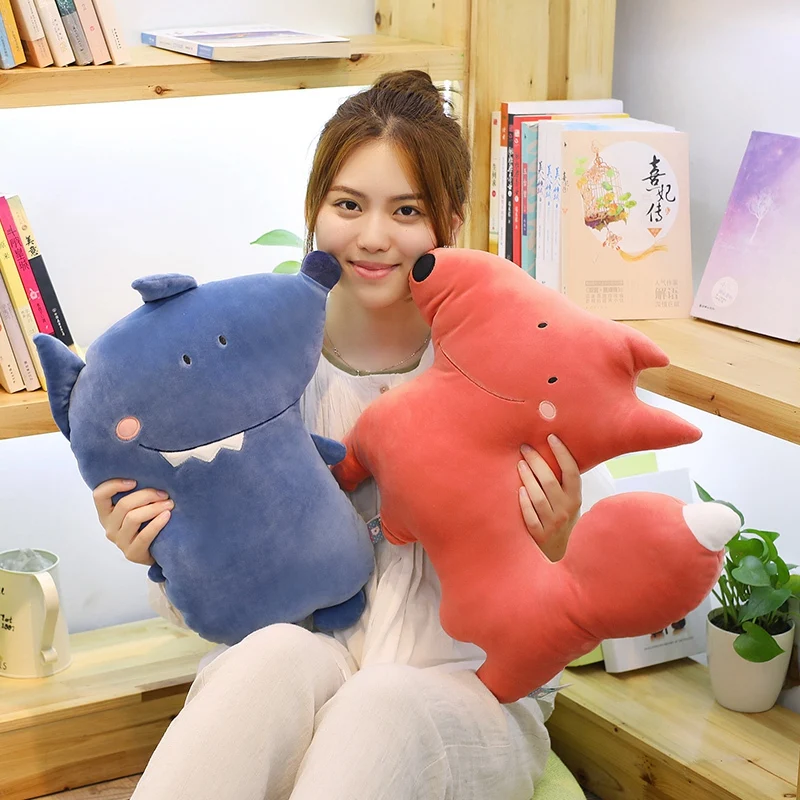 Beste 1pc 50cm Varken Vos Beer Penguin Hond Krokodil Knuffels Zachte Bos dier Pluche Kussens Poppen Kawaii Kinderen Meisjes Geschenken