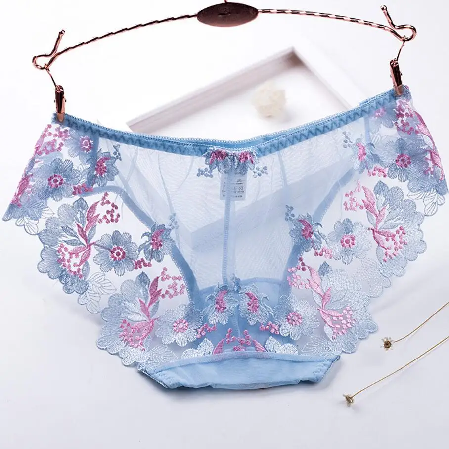 The new sexy transparent underwear appeal Comfortable breathe freely pure cotton crotch delicate