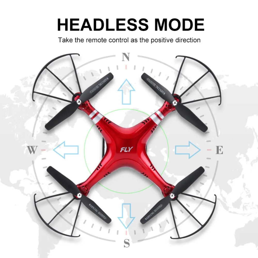 

X52 2.4GHz Remote Control Drone Altitude Hold RC Quadcopter Wifi FPV with 720P Camera 6-axle Gyroscope One Key Return Drone