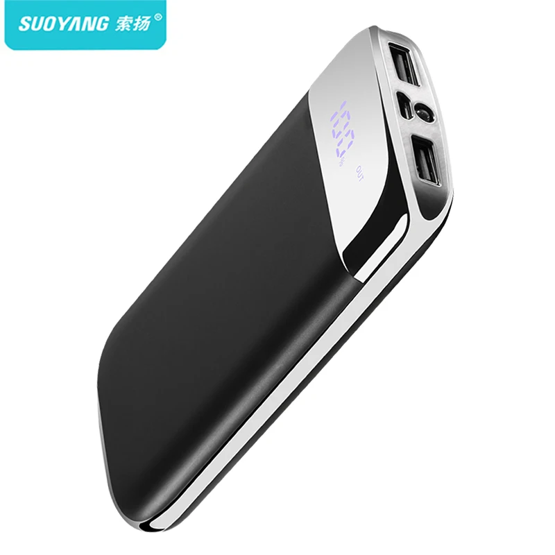 

30000mah Power Bank External Battery PoverBank 2 USB LED Powerbank Portable Mobile phone Charger for Xiaomi MI iphone Xs Max 8