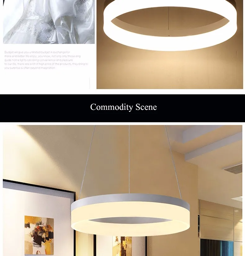Pendente de Led Moderna para Sala de Jantar Pingente de Luz Luminária Decoração Iluminação Suspensão 8 Luminária pendente de led, moderna, para sala