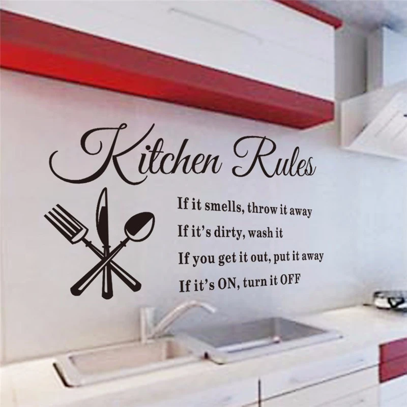 Newest Diy Kitchen Wallpaper Kitchen Rules Home Decorations For Dining Room Vinyl Kitchen Wall Decor Art Wall Mural Y 333 Kitchen Rules Home Decorkitchen Wallpaper Aliexpress Newest Diy Kitchen Wallpaper Kitchen Rules Home Decorations For Dining Room Vinyl Kitchen Wall Decor Art Wall Mural Y 333 Kitchen Rules Home Decorkitchen Wallpaper Aliexpress