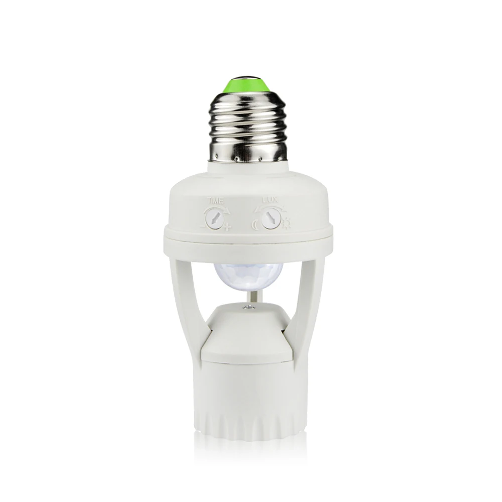 

Sensor Switch Infrared PIR Motion Sensor E27 LED lamp Base Holder 110V 220V light control Infrared Induction Bulb Socket