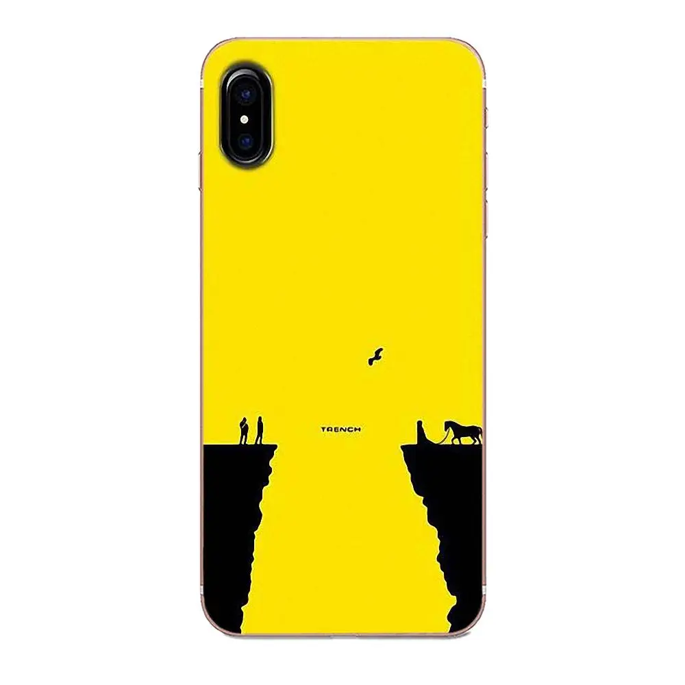 Мягкий Twenty One Pilots желтый для Apple iPhone 4 4S 5 5C 5S SE 6 6S 7 8 Plus X XS Max XR|Чехлы-накладки| |